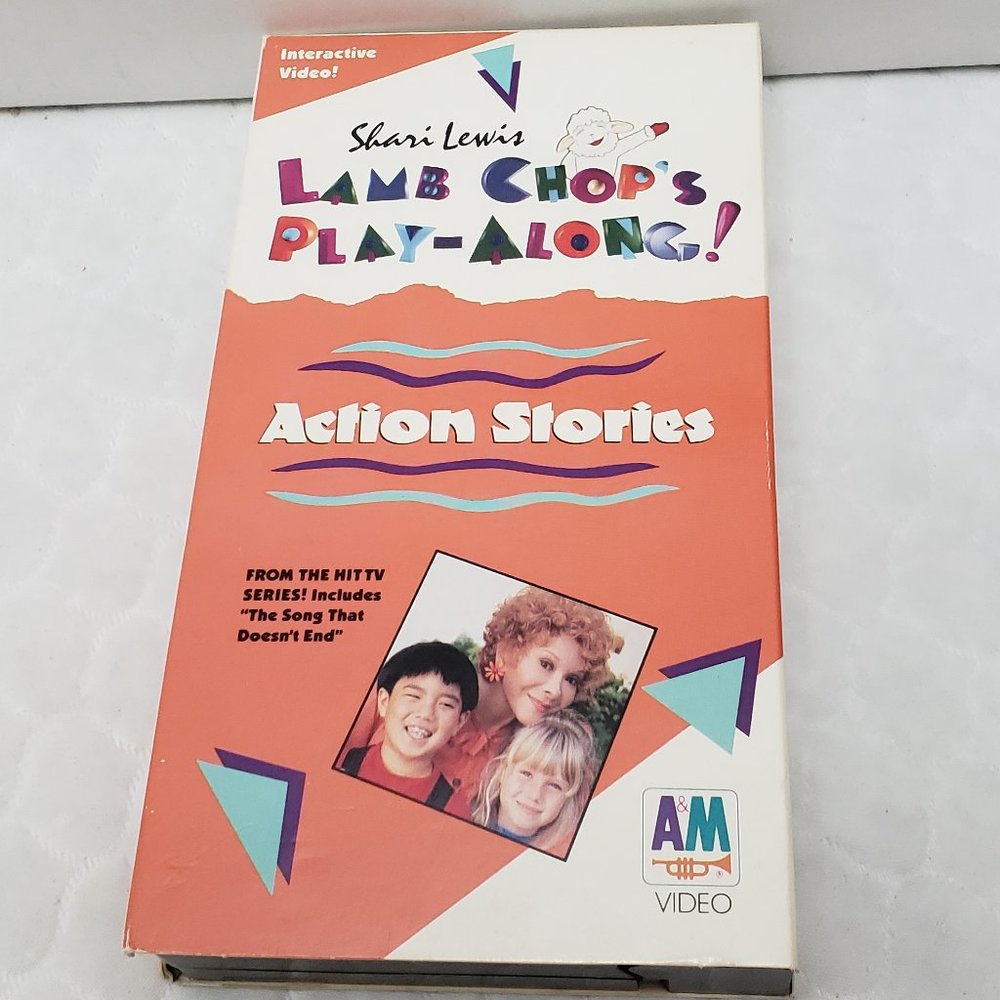 Lamb Chop's Play Along! VHS (Action Stories 1992)